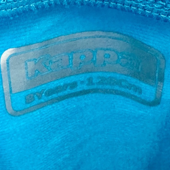 Kappa Logo Tape Alic 2  NWT Track Pants Regular Fit  8 Youth Blue Turkis - Picture 12 of 14